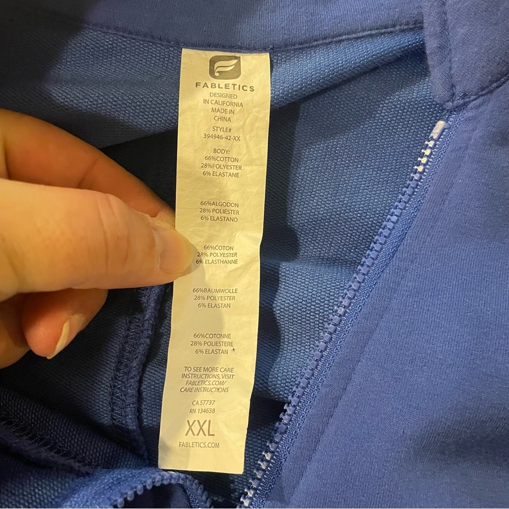 Fabletics Blue Utility Jacket - image 4